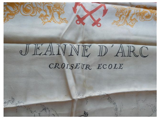 autentica piazza hermès "jeanne d arc cruiser school" risalente a 1951 Arancione - vista 6