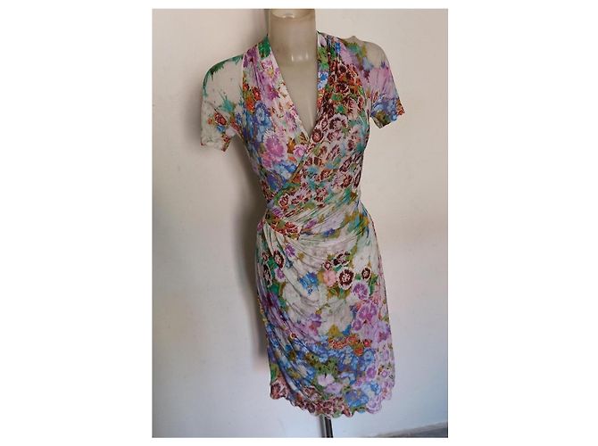 Etro Blumenkleid aus Jersey Mehrfarben - Ansicht 5