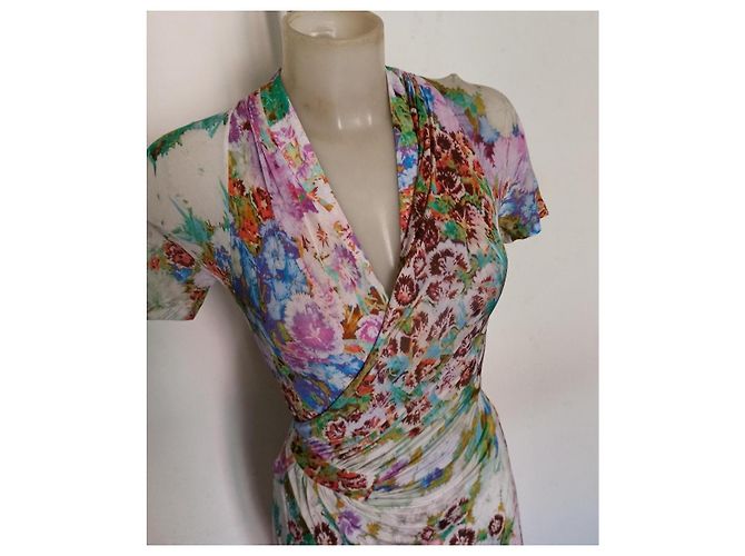 Etro Blumenkleid aus Jersey Mehrfarben - Ansicht 6