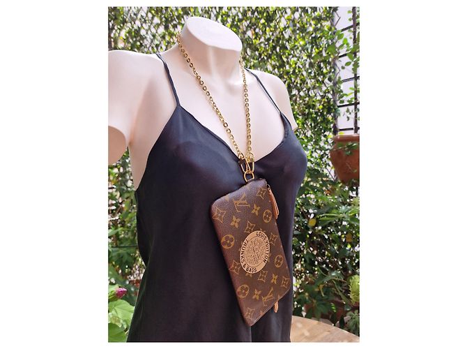 Cartera Louis Vuitton Complice Trunks & Bags de edición limitada Castaño - vista 20