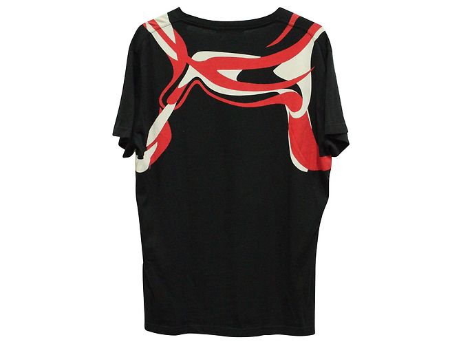 Camiseta de manga corta estampada en algodón negro de Alexander McQueen - vista 2