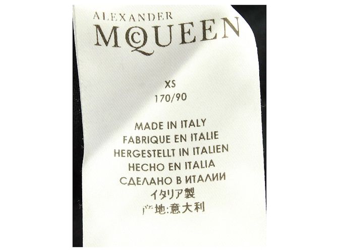 Camiseta de manga corta estampada en algodón negro de Alexander McQueen - vista 5