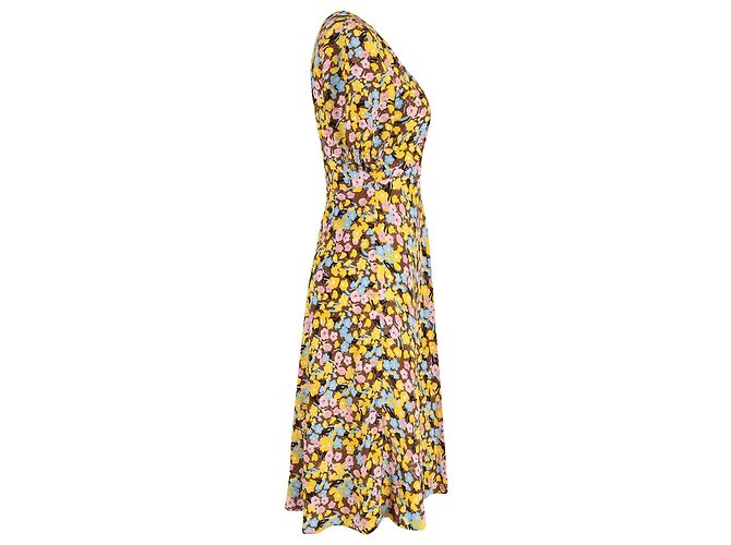 VESTIDO A MEDIDA CON FLORES DE DIANE VON FURSTENBERG - vista 2
