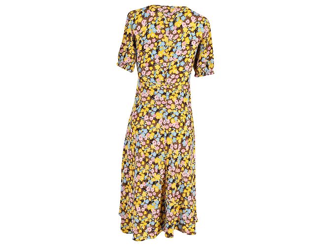 VESTIDO A MEDIDA CON FLORES DE DIANE VON FURSTENBERG - vista 3