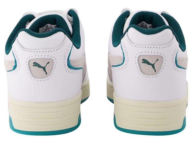 Puma Slipstream Retro Sum in pelle bianca e blu - vista 3