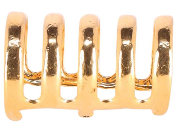 Brazalete Aurelie Bidermann Esteban de Metal Dorado - vista 3