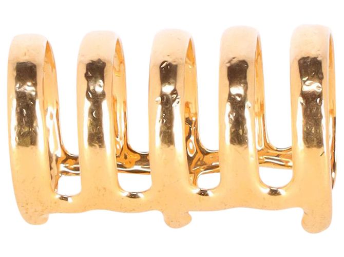 Brazalete Aurelie Bidermann Esteban de Metal Dorado - vista 4