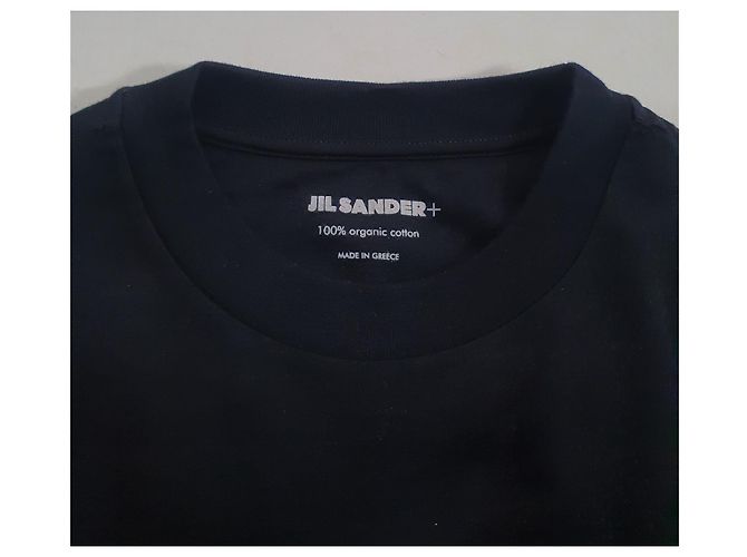 Jil Sander Top de Manga Larga de Algodón Negro - vista 7