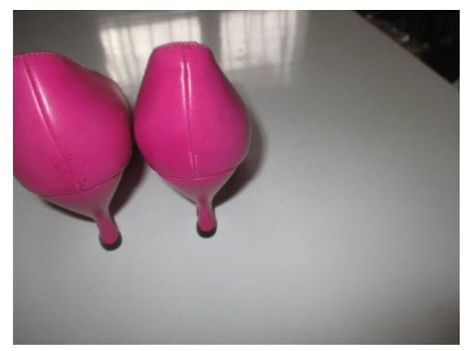 Autre Marque Jean Claude Monderer Pumps Fuchsia Leder 36 Pink - Ansicht 4