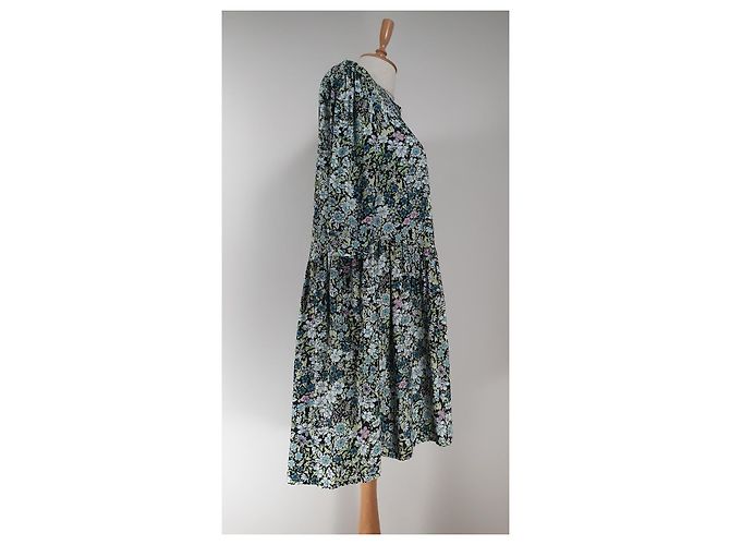 Vestido Risla Zadig & Voltaire Verde Floral de Viscose Multicor - vista 6
