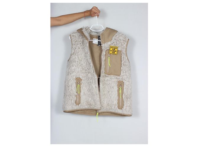 Autre Marque Chaleco Ksenia Schnaider Beige - vista 3