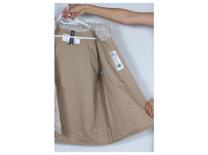 Autre Marque Chaleco Ksenia Schnaider Beige - vista 5