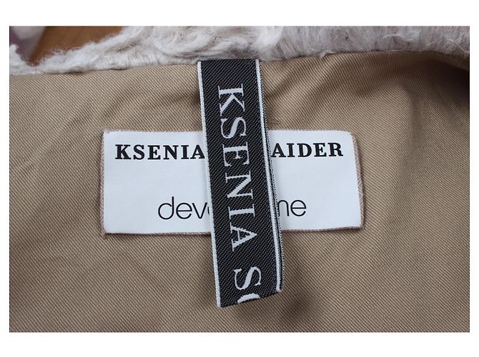 Autre Marque Chaleco Ksenia Schnaider Beige - vista 9