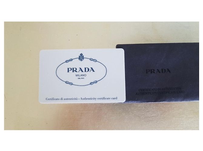 Borsa Prada in pelle di vitello color caramello - vista 6