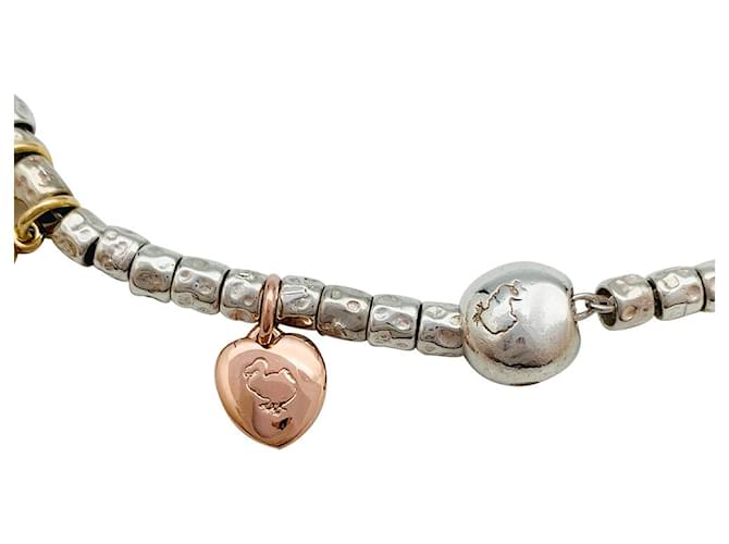 Dodo Pomellato Bracciale con ciondoli Dodo, argento e oro. - vista 2