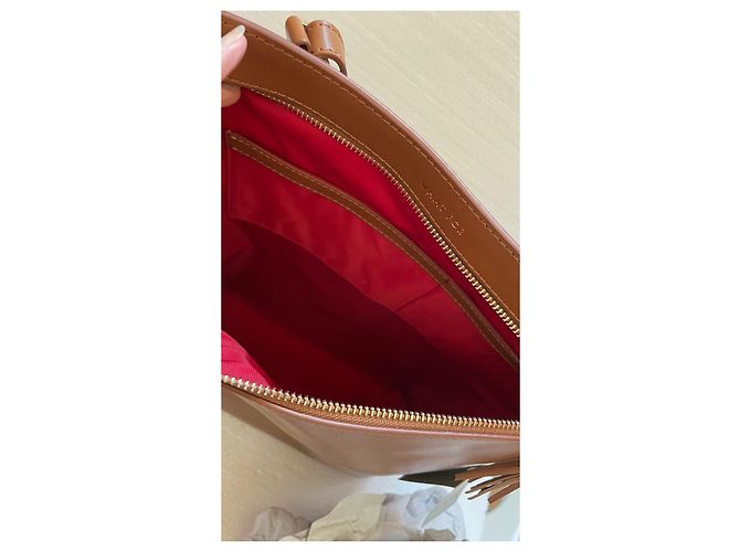 Autre Marque What For Leder Rucksack Hellbraun - Ansicht 6