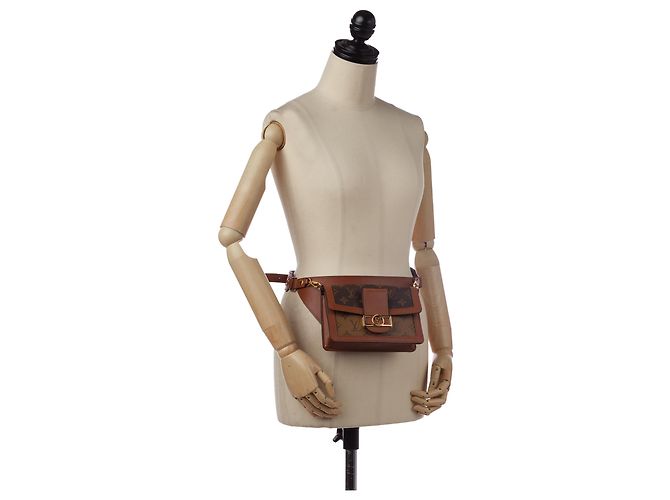Bumbag Louis Vuitton Brown Monogram Giant Reverse Dauphine Gürteltasche Braun Hellbraun - Ansicht 9