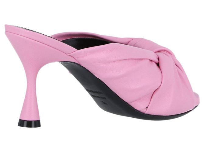 Balenciaga Drappeggiato 80Mules in pelle mm - vista 3