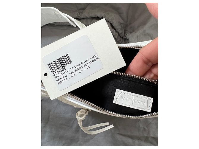 Air Hobo Balenciaga Neo Classic Hobo Xs Bianco - vista 13