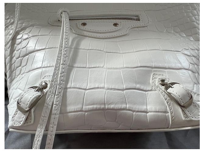 Air Hobo Balenciaga Neo Classic Hobo Xs Bianco - vista 5