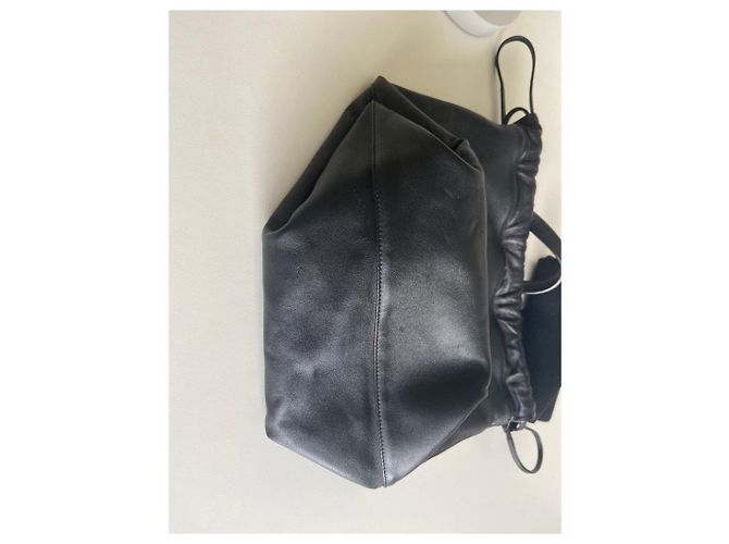 Borsa a secchiello Teddy Saint Laurent in pelle Nero - vista 4