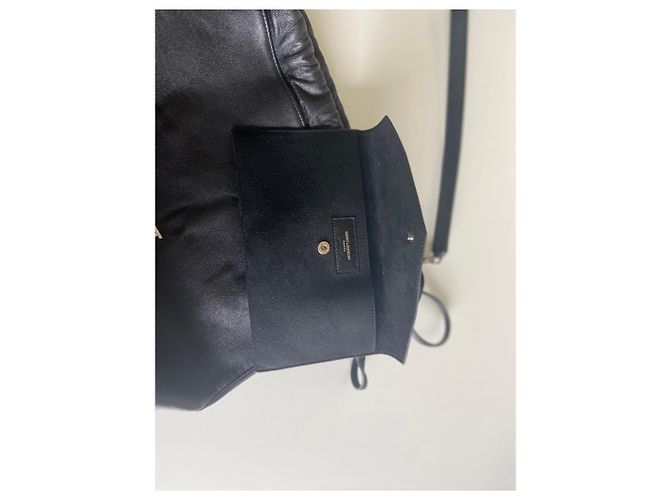 Borsa a secchiello Teddy Saint Laurent in pelle Nero - vista 5