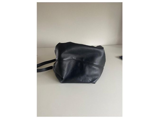 Borsa a secchiello Teddy Saint Laurent in pelle Nero - vista 8
