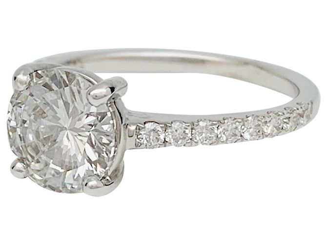 inconnue Solitärring mit Diamant von 1,53 Karat. - Ansicht 2