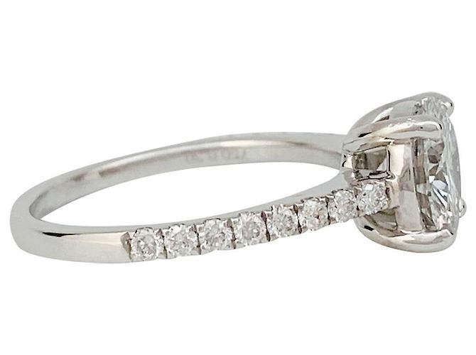 inconnue Solitärring mit Diamant von 1,53 Karat. - Ansicht 3