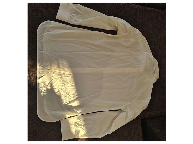 Magnífica camisa de novio Chanel uniforme T. 40 Blanco - vista 2