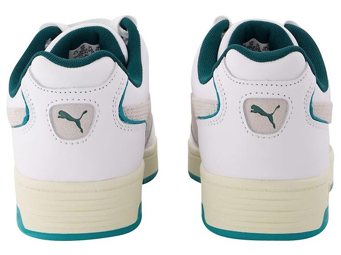 Puma Slipstream Retro Sum in pelle bianca e blu - vista 3