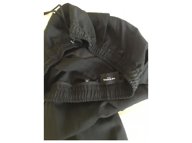 Pantalones negros de lana The Kooples - vista 5