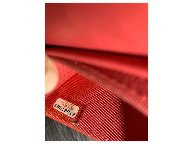 Chanel tarjetero Classique atemporal Naranja - vista 5