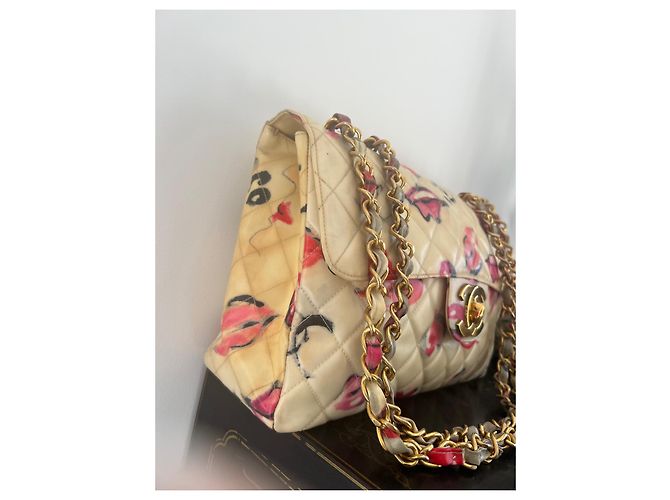 Chanel Maxi Timeless Handtasche aus Leder mehrfarbig - Ansicht 2