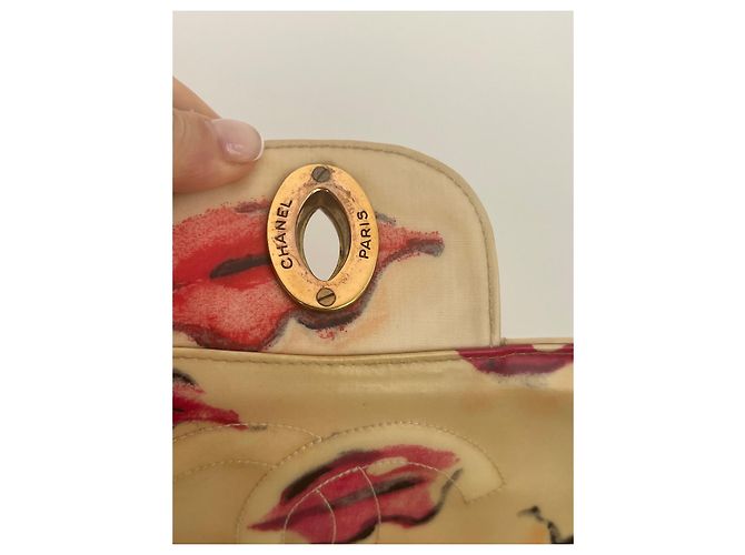 Chanel Maxi Timeless Handtasche aus Leder mehrfarbig - Ansicht 8