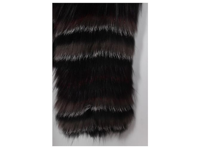 Chaqueta de pelo de Yigal Azrouel Negro - vista 5