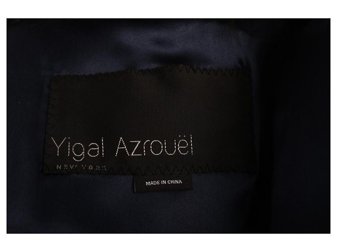 Chaqueta de pelo de Yigal Azrouel Negro - vista 9