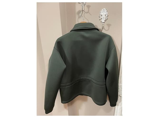Blauer Jacke Dunkelgrün Polyester M - Ansicht 3