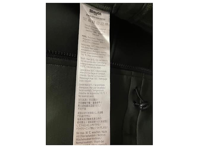 Blauer Jacke Dunkelgrün Polyester M - Ansicht 7