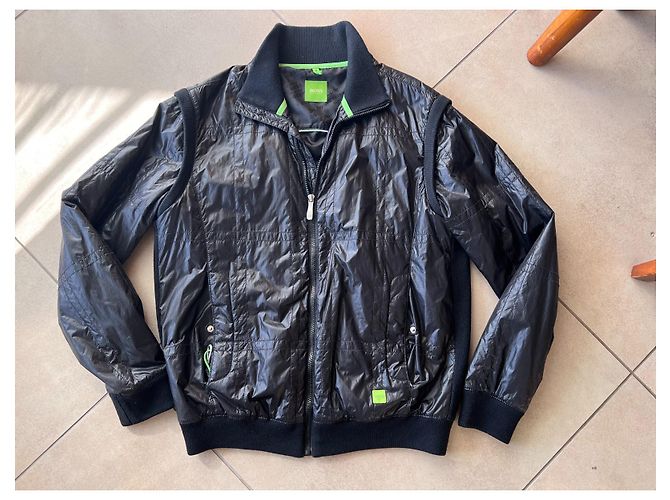 Hugo Boss Slim Jacke Schwarz Polyester Größe L - Ansicht 2