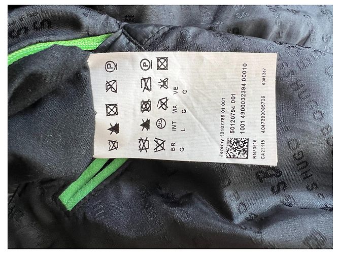 Hugo Boss Slim Jacke Schwarz Polyester Größe L - Ansicht 4