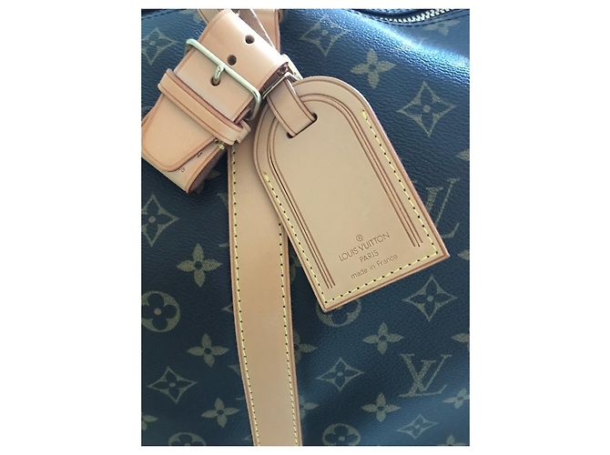 Louis Vuitton Borsa da viaggio Keepall 60 Marrone in Tela - vista 5