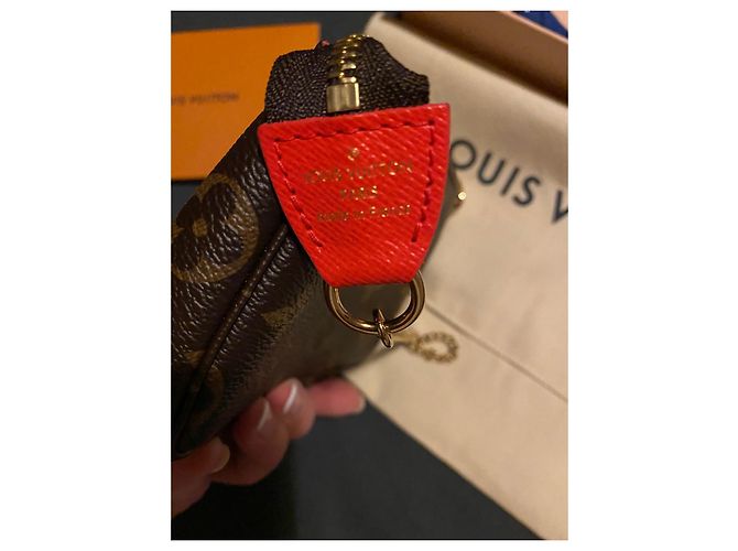 Speedy Louis Vuitton Mini custodia per accessori London Marrone scuro - vista 2