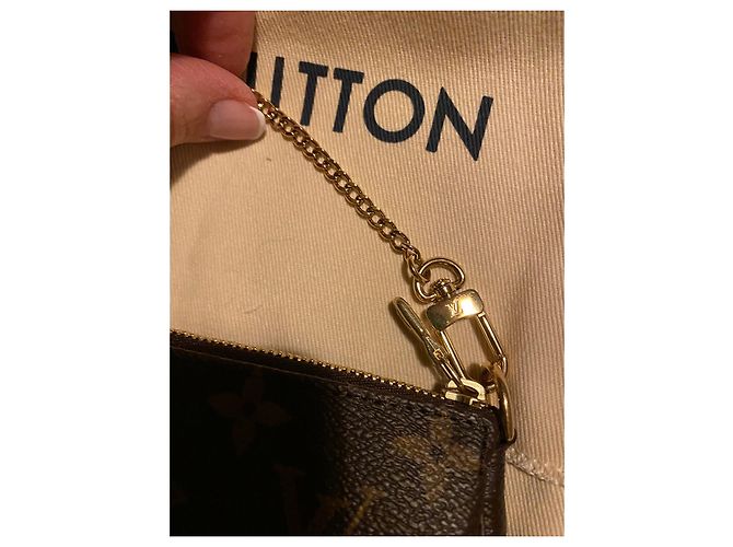 Speedy Louis Vuitton Mini custodia per accessori London Marrone scuro - vista 4