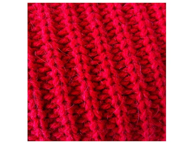 Jersey de cuello alto rojo Pinko con flecos Roja - vista 7