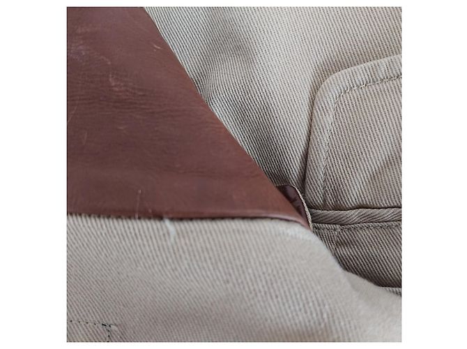 Americana Ralph Lauren de sarga de algodón beige - vista 4