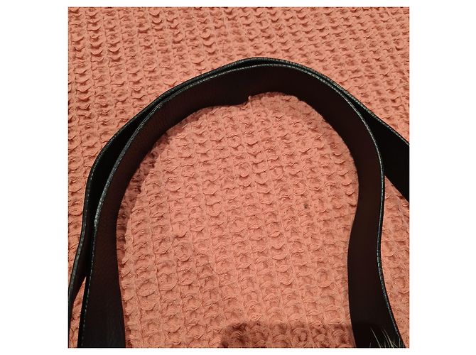 Magnífica e rara bolsa de pele Christian Louboutin Muito Preto - vista 11