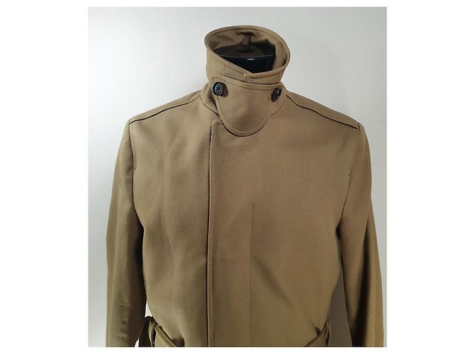 Trench All Saints Verde in Cotone M - vista 3