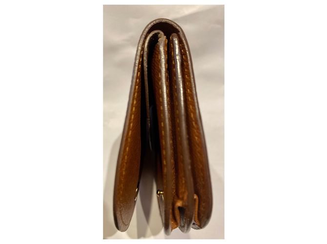 Montsouris Louis Vuitton Münzbeutel Braun Stoff - Ansicht 5