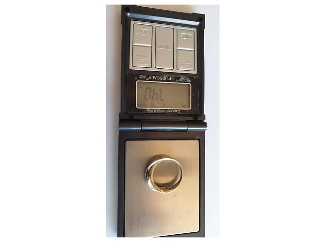 Guy Laroche Anello in oro giallo, ORO BIANCO, diamanti e zaffiro Argento Blu D'oro - vista 3